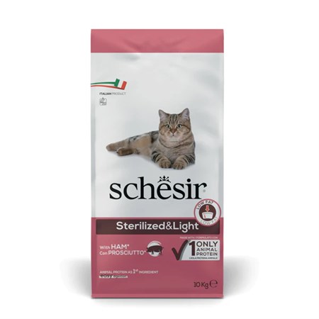 schesir cat sterilised prosciutto mantenimento 10 kg per gatti sterilizzati