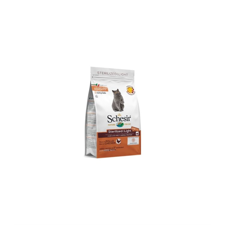 SCHESIR CAT STERILIZED POLLO 400 GR