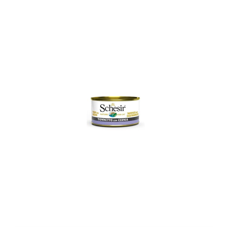 SCHESIR CAT TONNO CERNIA 85GR