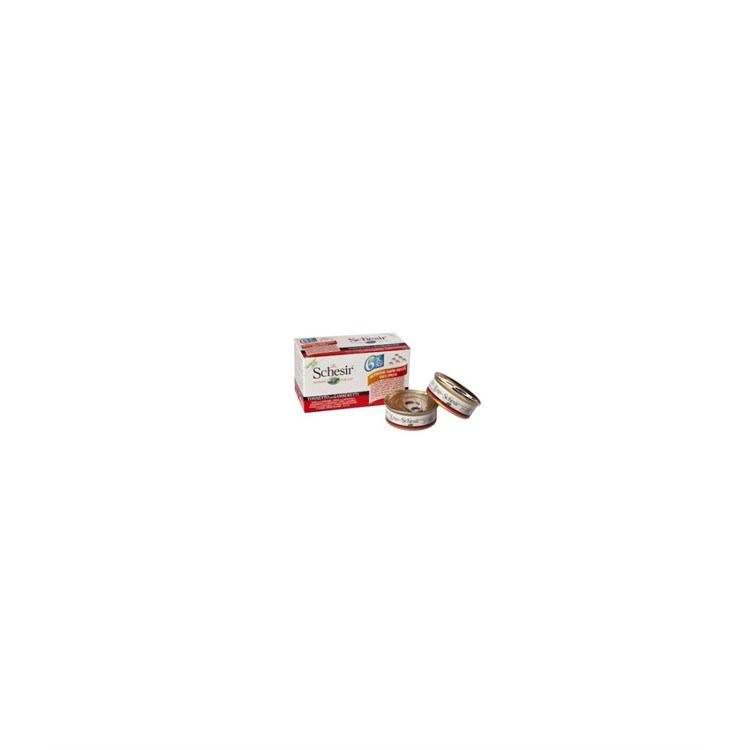 SCHESIR CAT TONNO GAMBERI 6X50GR