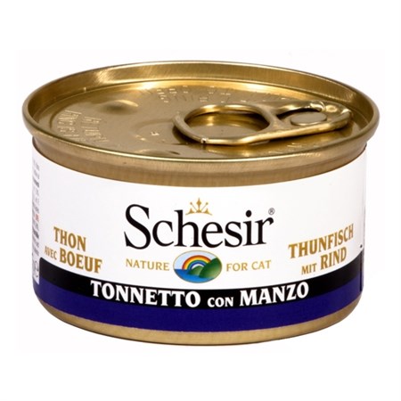 schesir cat tonno manzo 85gr