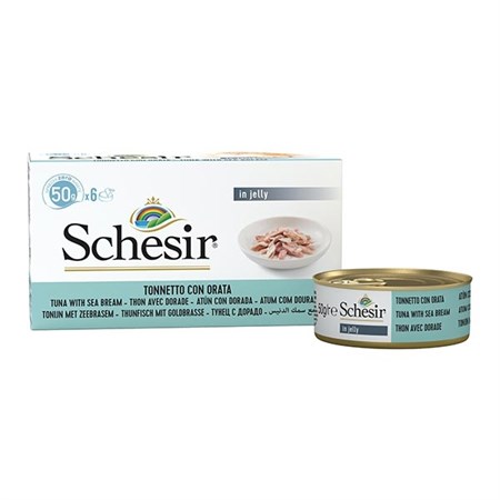 schesir cat tonno orata 6x50gr