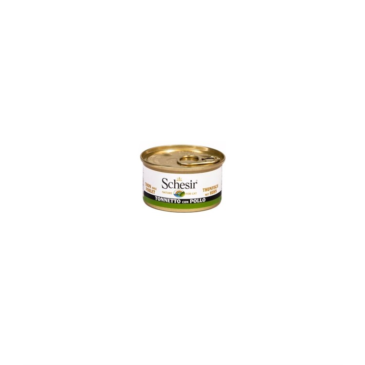 SCHESIR CAT TONNO POLLO 85GR