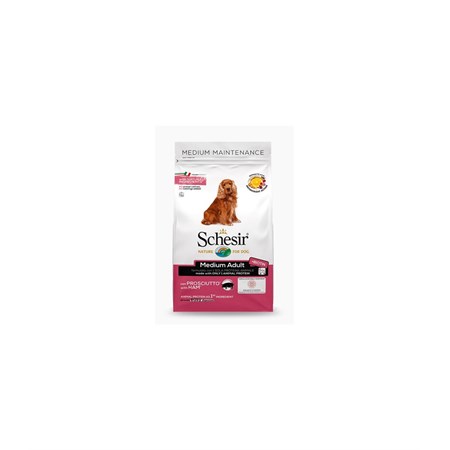 SCHESIR DOG MEDIUM MAIN PROSCIUTTO 3 KG in Cani
