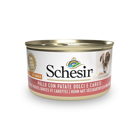 schesir dog pollo pat carote 85gr