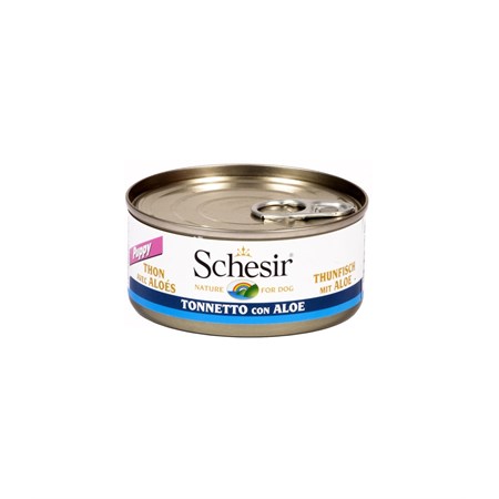schesir dog puppy tonno aloe 150 gr