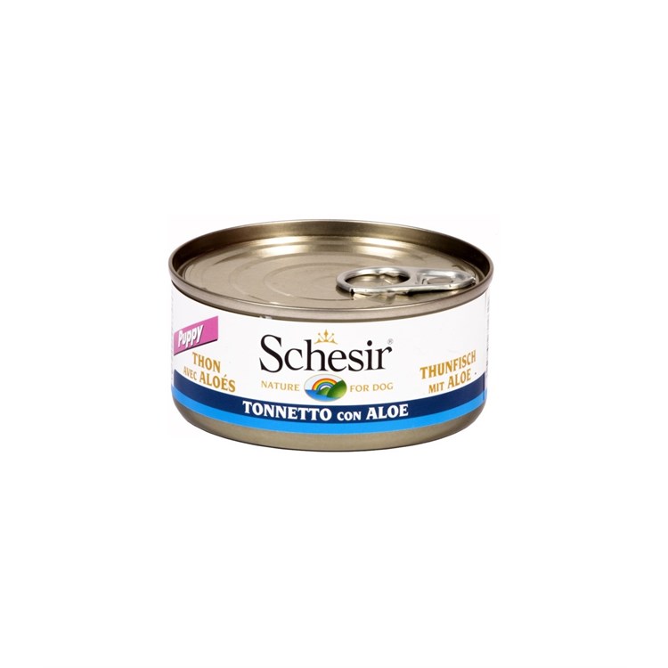 SCHESIR DOG PUPPY TONNO ALOE 150 GR