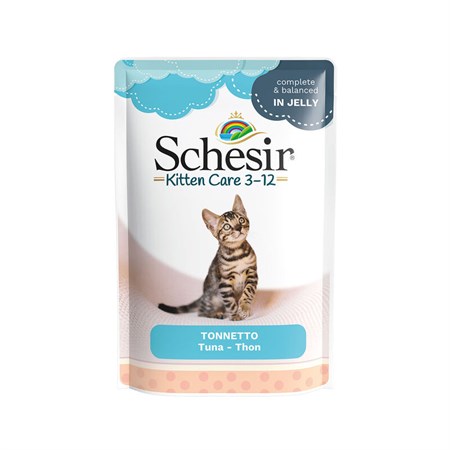 schesir kitten tonno 100 gr busta umido per gattini