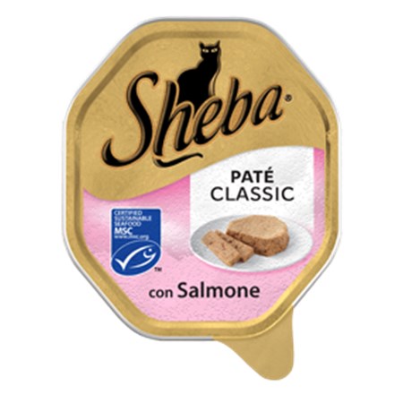 sheba pate classic con salmone 85 gr
