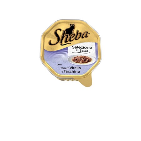 sheba salsa 85 gr vitello e tacchino in salsa