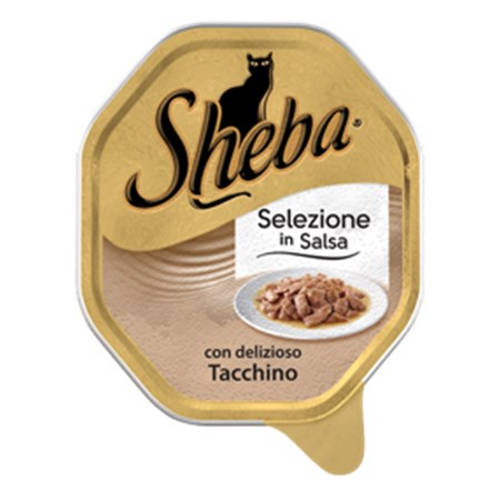 sheba tacchino in salsa 85 gr