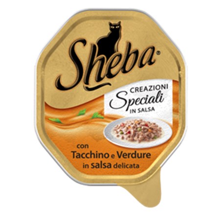 sheba tacchino verdure in salsa 85 gr