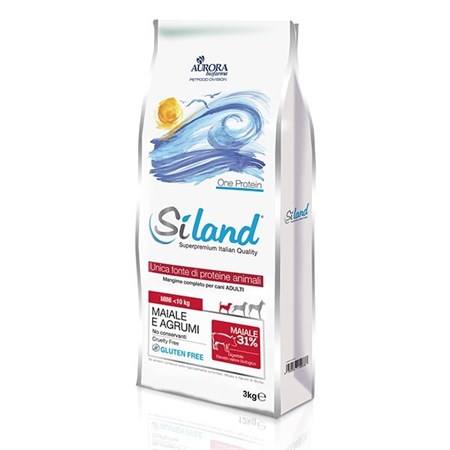 Siland Superpremium Adult Mini con Maiale e Agrumi 3 kg cane 3 KG in Cani
