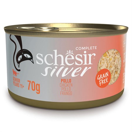 silver senior cat pollo filetti in brodo