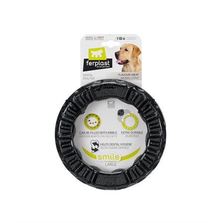 smile large nero anello