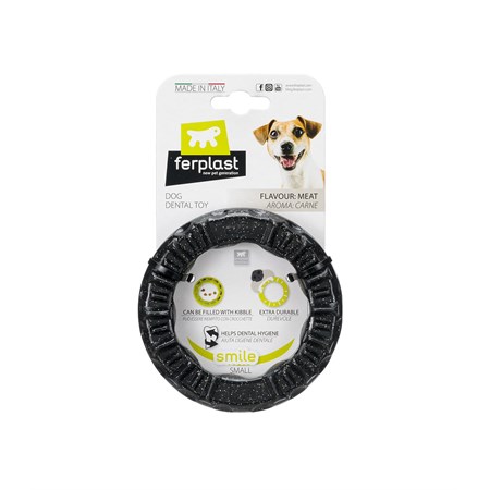 SMILE SMALL NERO ANELLO in Cani