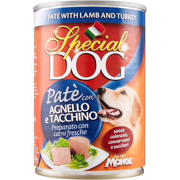 Special Dog All Breeds Adult Paté con Agnello e Tacchino 400 Gr Umido Cane