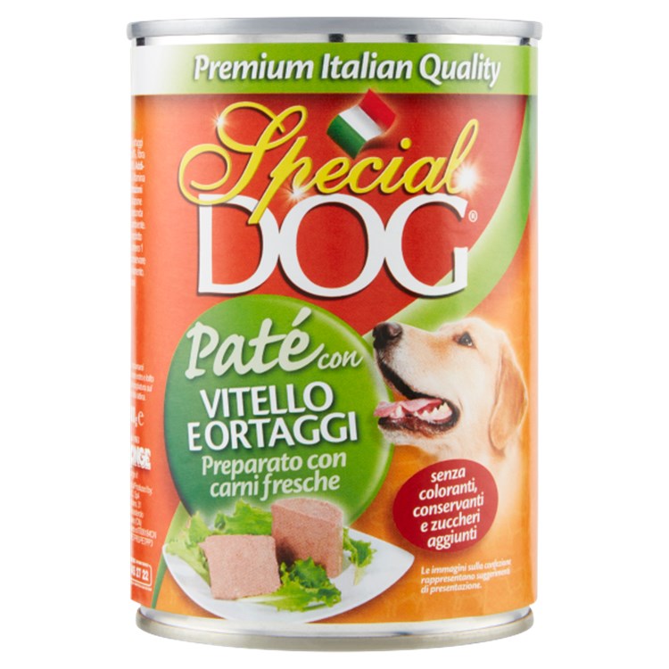 Special Dog All Breeds Adult Paté con Vitello e Verdure 400 Gr Umido Cane