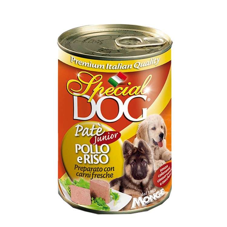 Special Dog All Breeds Puppy Junior Paté Pollo Riso 400 Gr Umido Cane