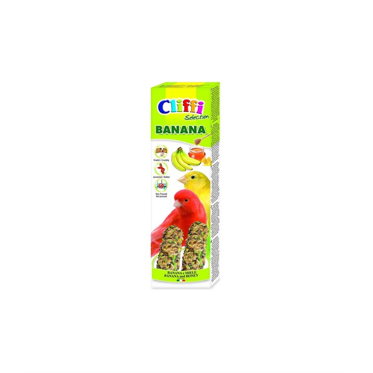 STICKS CANARINI BANANA E MIELE 60 GR