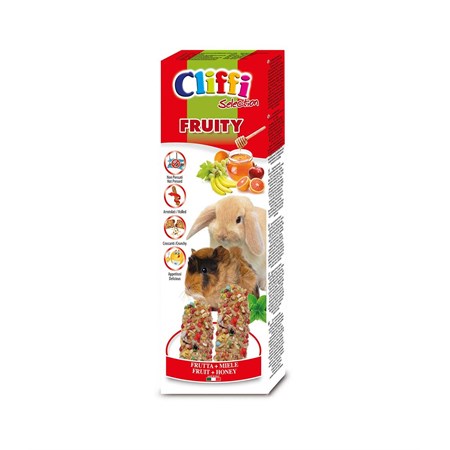 sticks conigli cavie fruity 110 gr