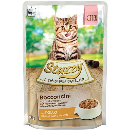 Bocconcini Kitten con Pollo in Gatti
