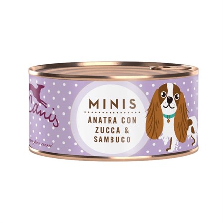Minis Anatra con Zucca Fragola e Sambuco in Cani