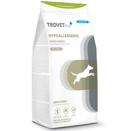 trovet plus adult dog hypoallergenic horse 3 kg