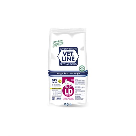 VET LINE CANE ADULTO LD AGNELLO 3 KG in Cani
