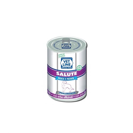 vet line cane salute pesce e patate 400 gr