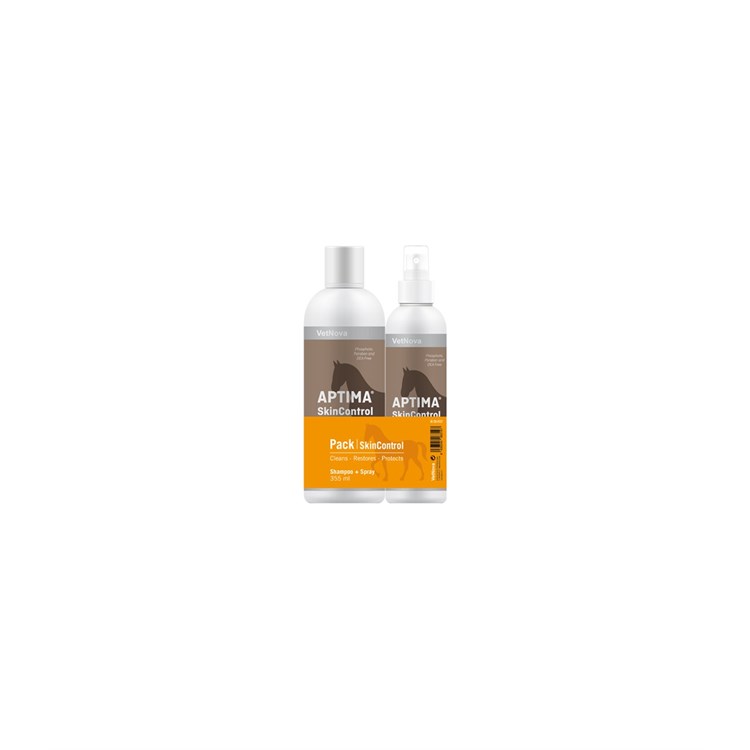 VetNova aptima skin control pack shampoo spray 355 ml