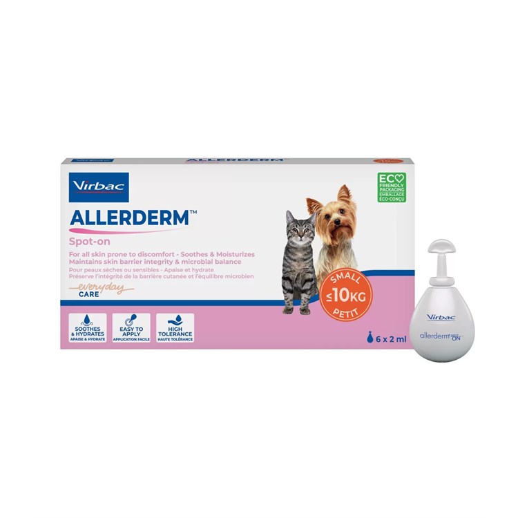 Virbac Allerderm Spot On 2 ml 6 Pipette Meno 10 kg