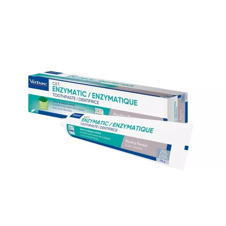 Virbac C.E.T. Dentifricio enzimatico 70 gr Per Cani e Gatti