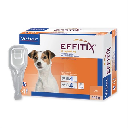 virbac effitix cane spot on 4 10 kg 4 pipette