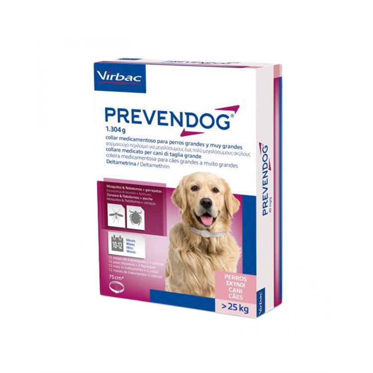 Virbac Prevendog 1 Collare Antiparassitario 75 cm Per Cani oltre 25 kg