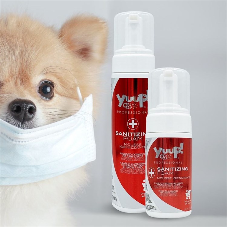 Yuup Mousse Igienizzante Professionale 100 ml per Cani e Gatti