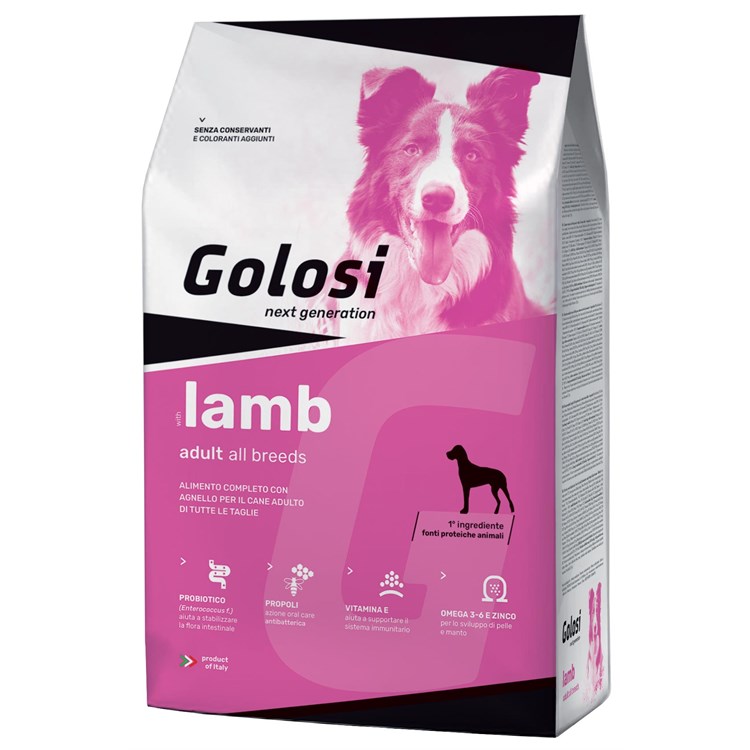 Zodiaco Golosi Adult All Breds Agnello e Riso 12 kg DANNEGGIATO