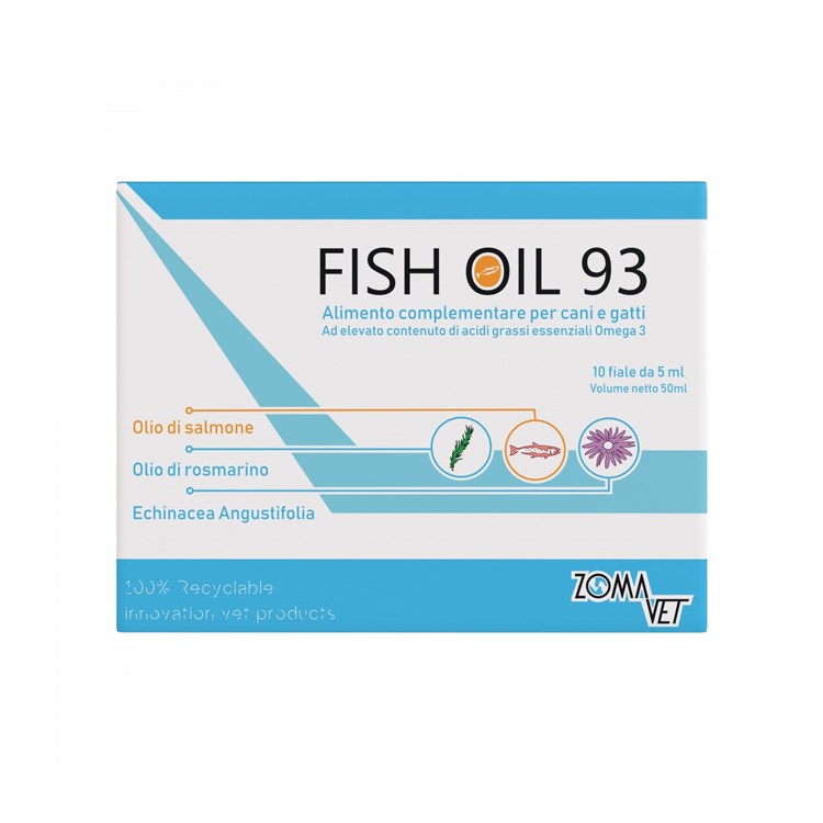ZomaVet fish oil 93 10 fiale 5 ml
