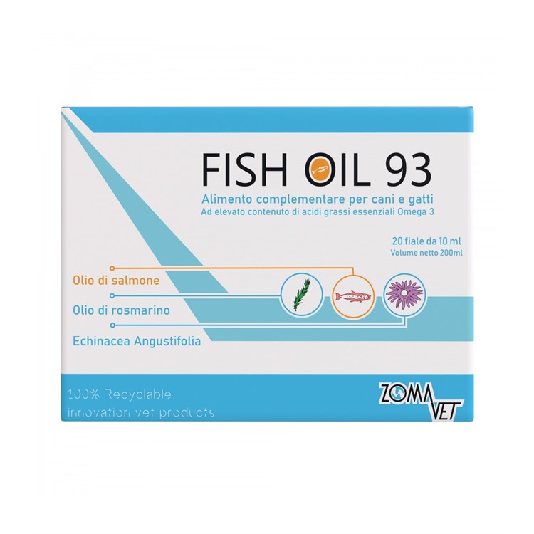ZomaVet fish oil 93 20 fiale 10 ml